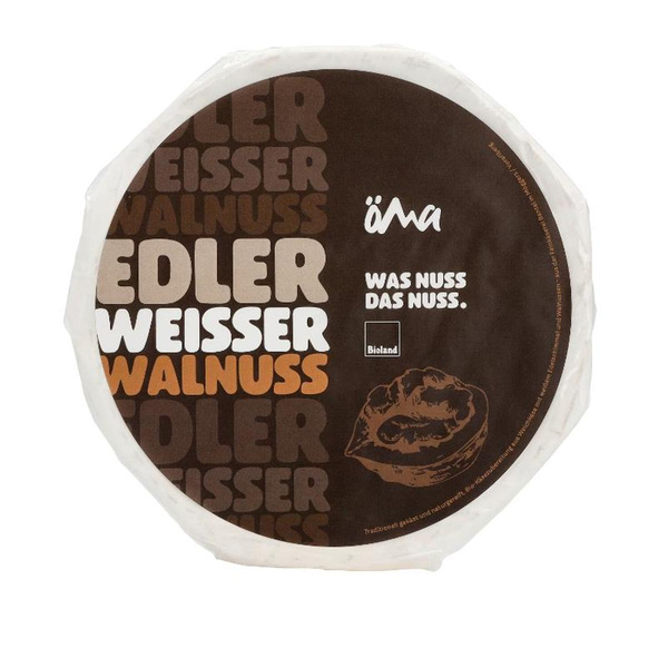 Produktfoto zu ÖMA - Edler Weißer Brie Walnuss, 50% Fett i. Tr