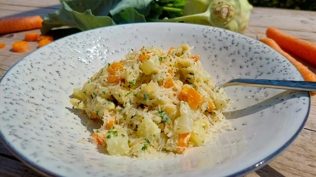 Rezeptbild für 17. Schneller Kohlrabi-Nudel-Topf
