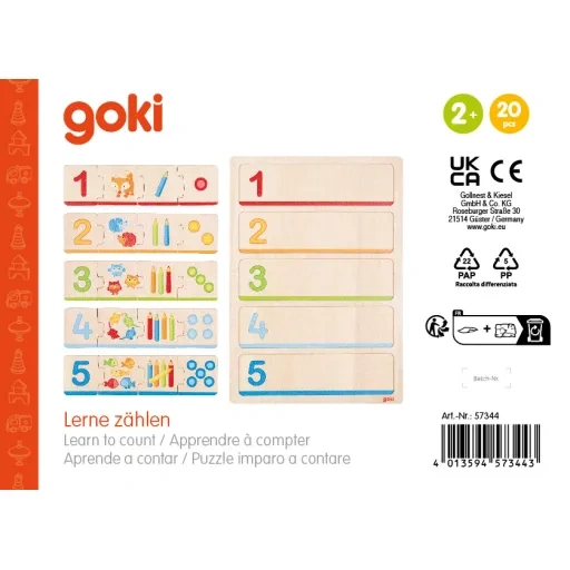 Produktfoto zu GNM Puzzle Lernen zählen
