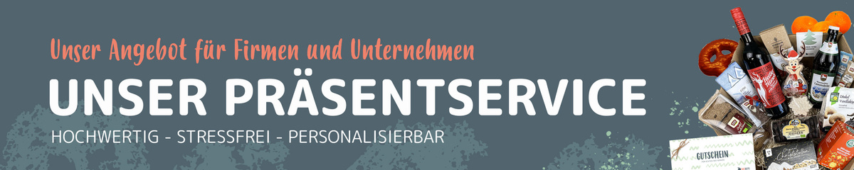 Präsentservice für Firmen zu Weihnachten