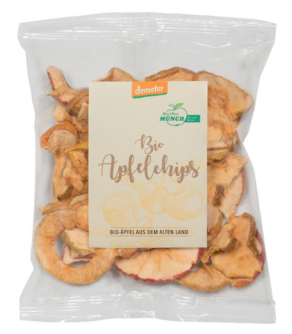Produktfoto zu Apfelchips demeter - Obsthof Münch - 50g
