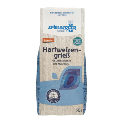 Produktfoto zu Spielberger - Hartweizengrieß - 500g