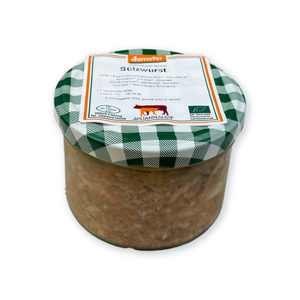 Produktfoto zu Johannshof - Sülzwurst im Glas - 210g