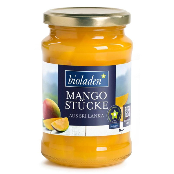 Produktfoto zu bioladen - Mangostücke - 370ml