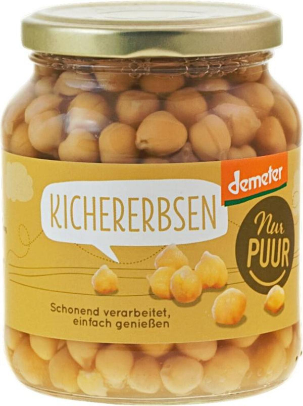 Produktfoto zu Nur Puur - Kichererbsen - 350g