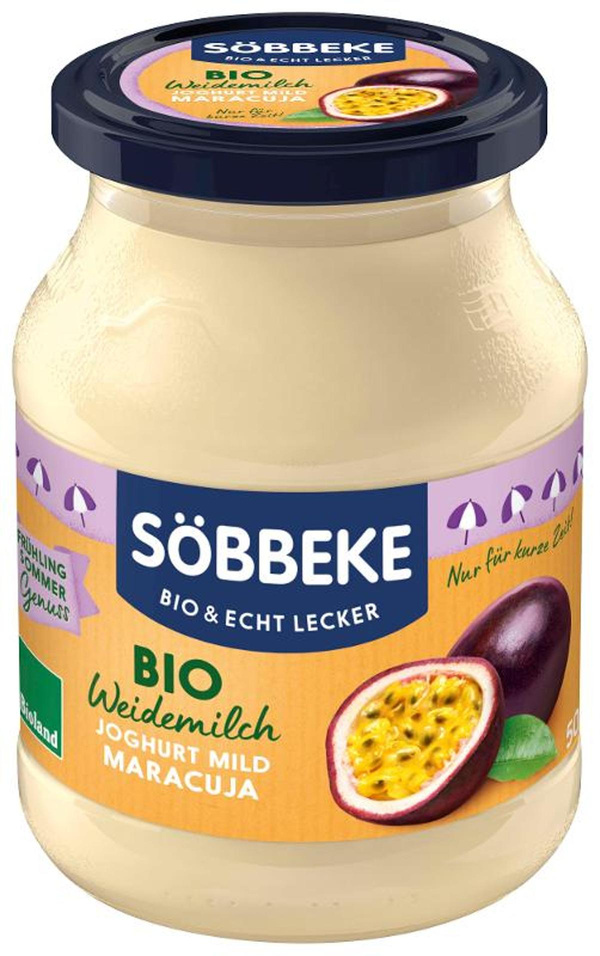 Produktfoto zu Söbbeke - Joghurt Maracuja, 3,8% - 500g