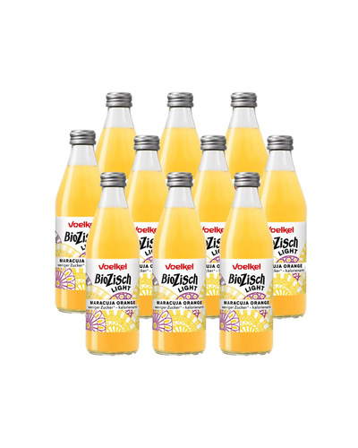 Produktfoto zu Voelkel - Bio Zisch Leicht Maracuja-Orange - 10 x 0,33l
