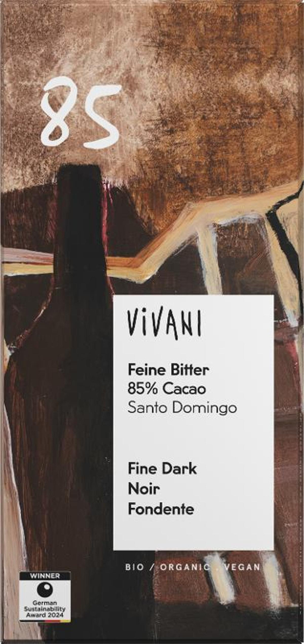 Produktfoto zu Vivani - Feine Bitter mit 85% Cacao - 80g