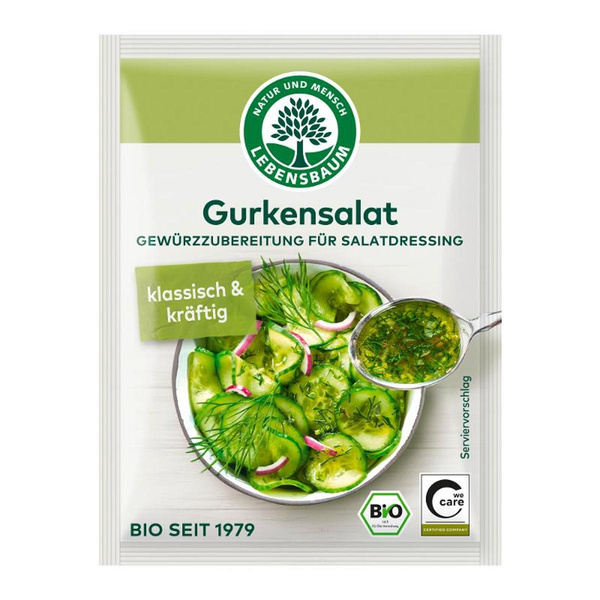 Produktfoto zu Lebensbaum - Salatdressing Gurken Salat - 3 x 5g