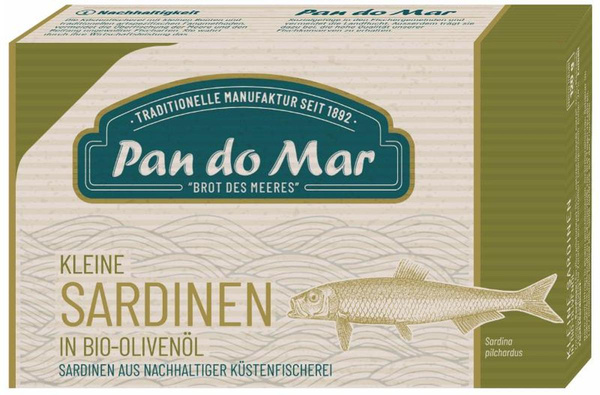 Produktfoto zu Pan do Mar - Sardinen in Olivenöl - 120g