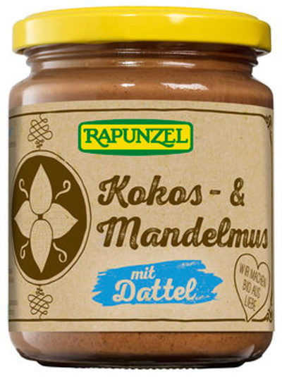 Produktfoto zu Rapunzel - Kokos- & Mandelmus mit Dattel - 250g