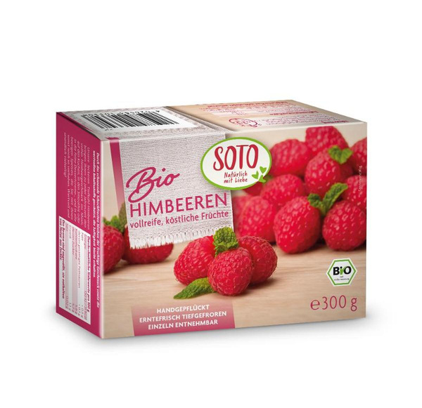 Produktfoto zu SOTO - Himbeeren, tiefgekühlt - 300g