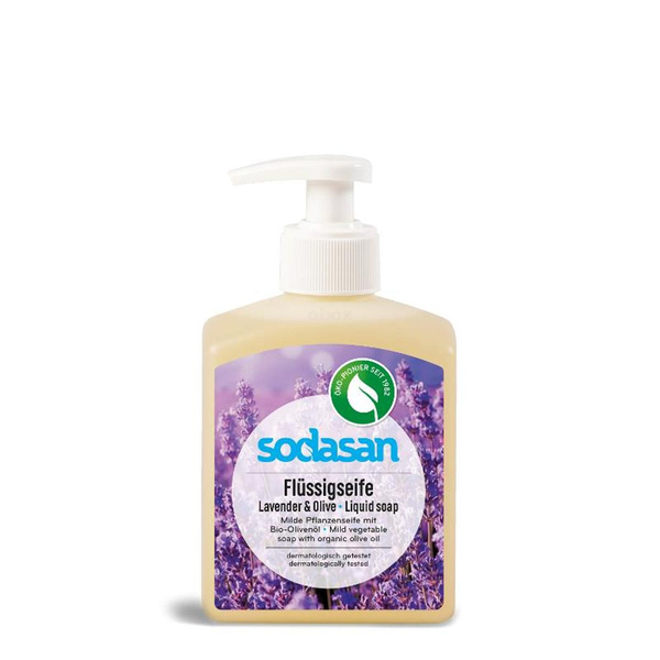 Produktfoto zu Sodasan - Flüssigseife Lavendel Olive - 300ml