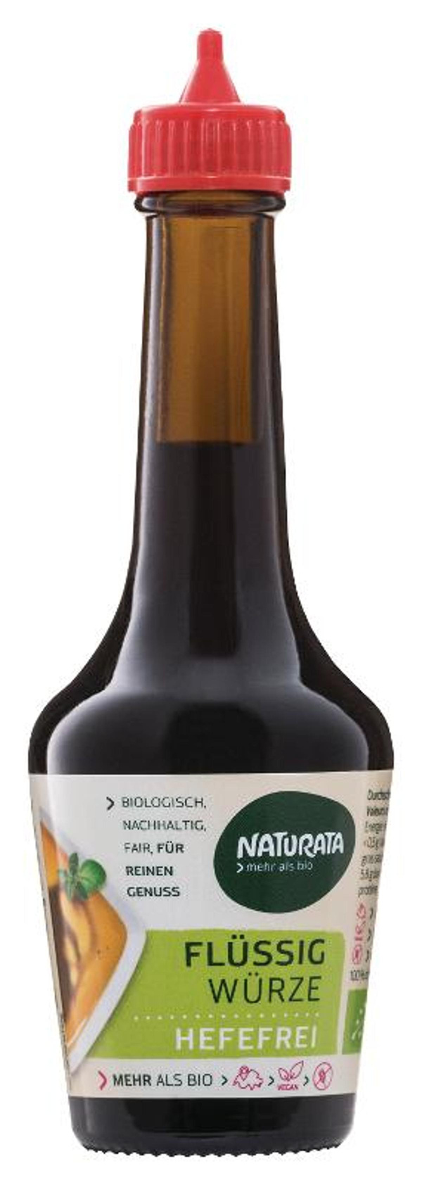 Produktfoto zu Naturata - Flüssigwürze Flasche, hefefrei - 90ml
