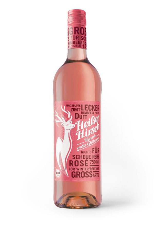 Produktfoto zu Heißer Hirsch Rosé - 6x 0,75l