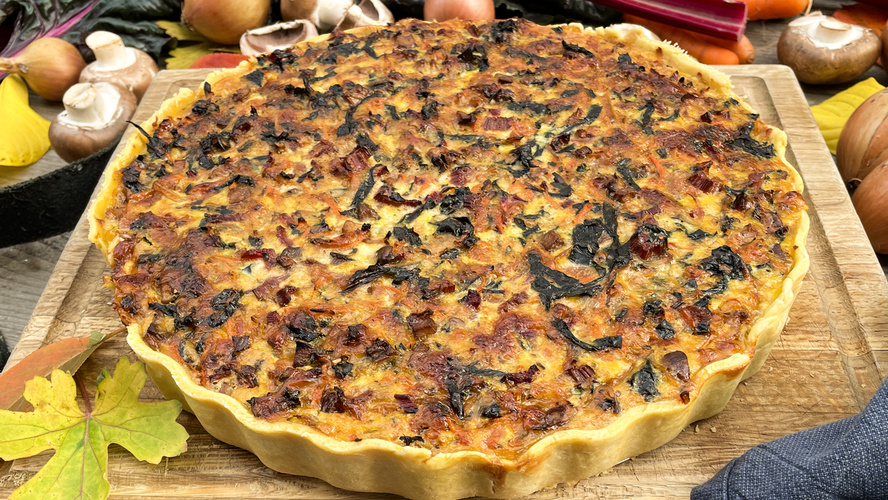 Rezeptbild für 175. Mangold Quiche