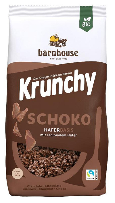 Produktfoto zu Barnhouse Krunchy Schoko - 375g