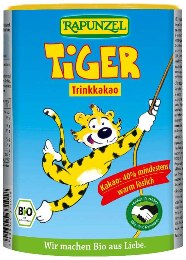 Produktfoto zu Rapunzel - Tiger Trinkkakao - 400g