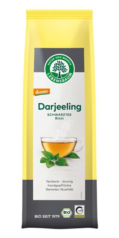 Produktfoto zu Lebensbaum - Darjeeling lose - 75g