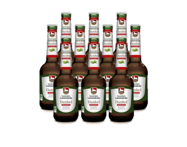 Produktfoto zu Lammsbräu - Dunkel Alkoholfrei - 10 x 0,33l