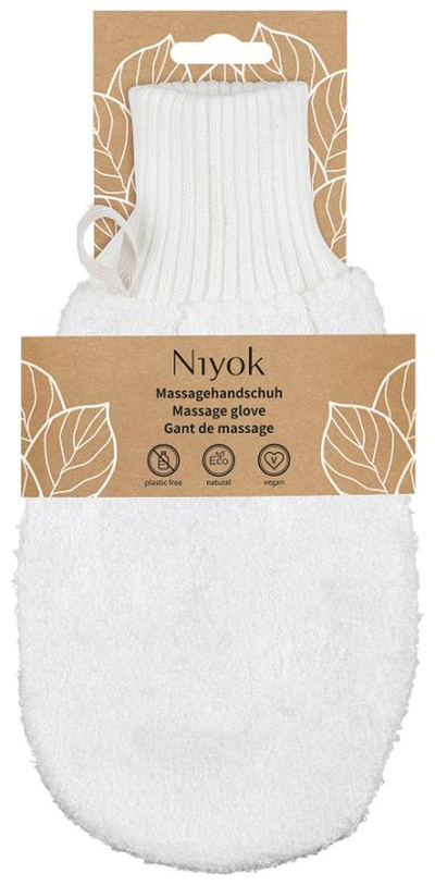 Produktfoto zu Niyok - Massagehandschuh weich aus Bambusfaser