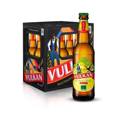 Produktfoto zu Vulkan - Naturradler alkoholfrei - 0,33l