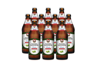 Produktfoto zu Lammsbräu - Weiße alkoholfrei - 10 x 0,5l