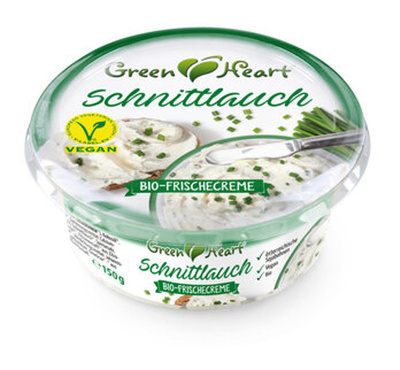 Produktfoto zu Green Heart - Frischecreme Schnittlauch, vegan - 150g