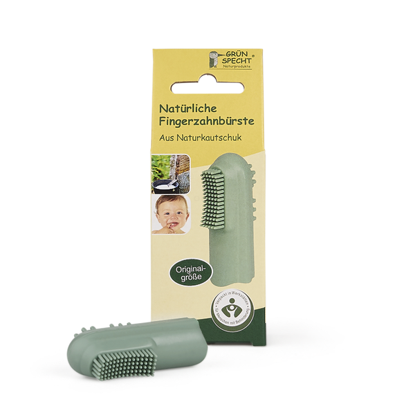 Produktfoto zu Grünspecht Fingerzahnbürste - 1 Stück