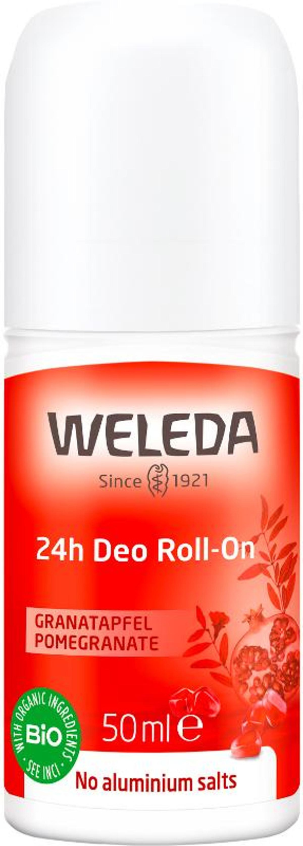 Produktfoto zu Weleda - Granatapfel 24h Deo Roll-On - 50ml
