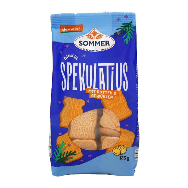 Produktfoto zu Sommer Dinkel - Butter Spekulatius - 125 g