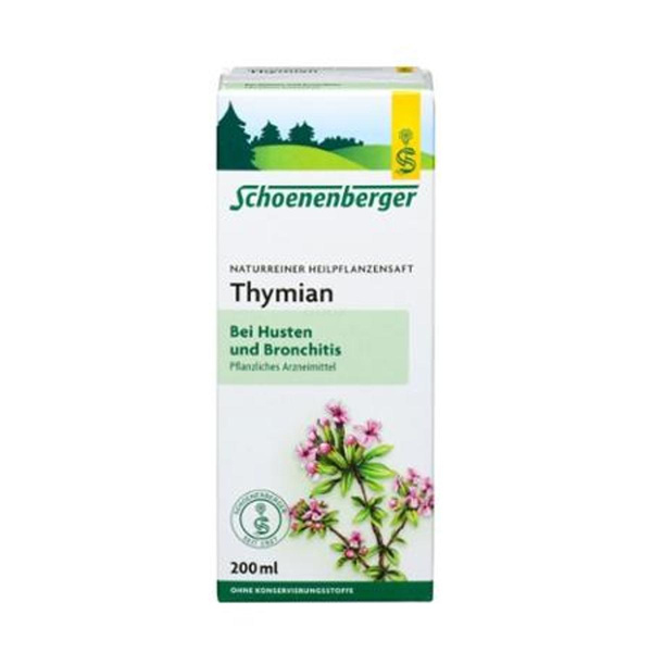 Produktfoto zu Schoenenberger Thymian-Saft - 200ml