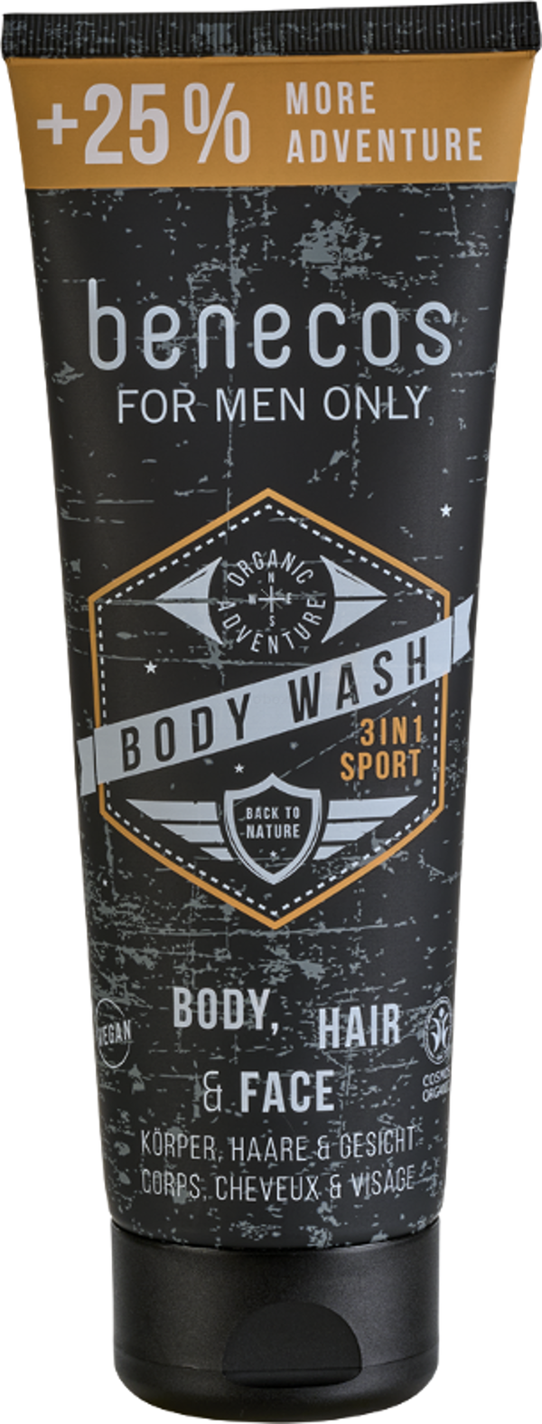 Produktfoto zu Benecos - Men Body Wash 3in1 Sport