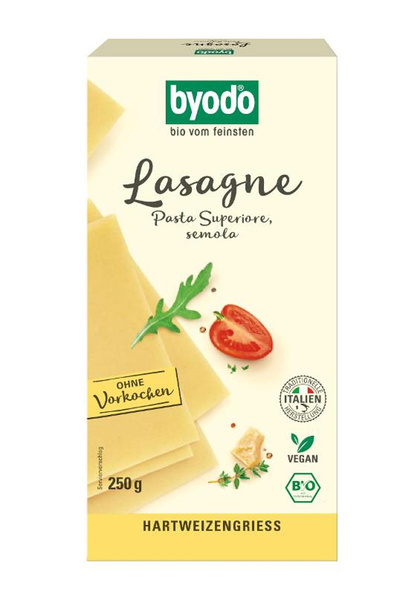 Produktfoto zu byodo - Lasagne Platten - 250g