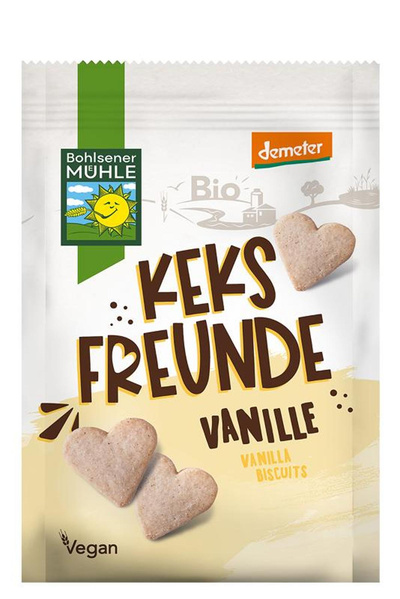 Produktfoto zu Bohlsener Mühle - Keks Freunde Vanille - 125g