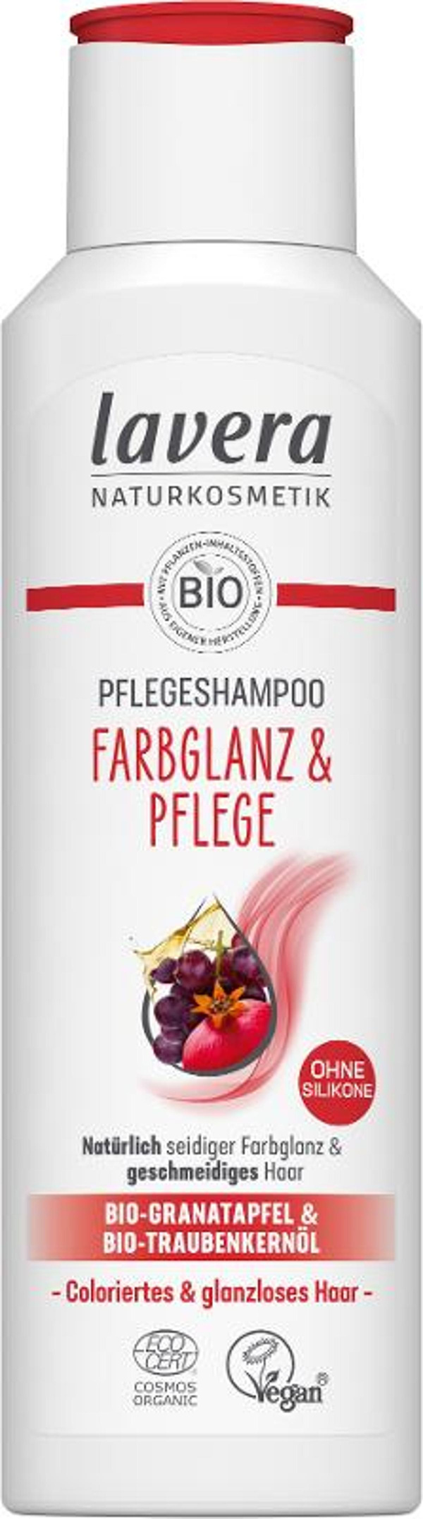 Produktfoto zu Lavera - Shampoo Farbglanz und Pflege - 250ml