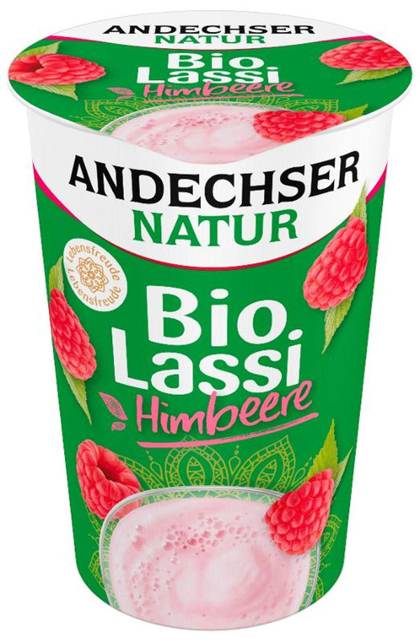 Produktfoto zu Andechser - Lassi Himbeere, 3,5% - 250g