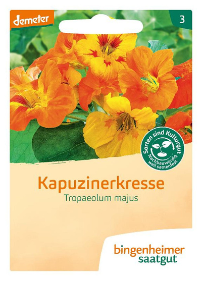 Produktfoto zu Bingenheimer Saatgut - Kapuzinerkresse