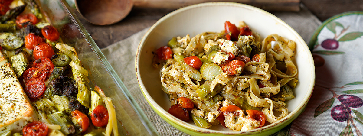 Ökokistenrezept des Monats - One Pot Pasta mit Spargel