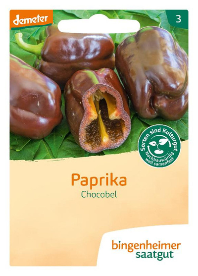Produktfoto zu Bingenheimer Saatgut - Paprika Chocobell