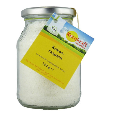 Produktfoto zu Kornkraft - Kokosraspeln im Mehrwegglas - 160g