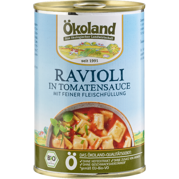 Produktfoto zu Ökoland - Ravioli - 400g