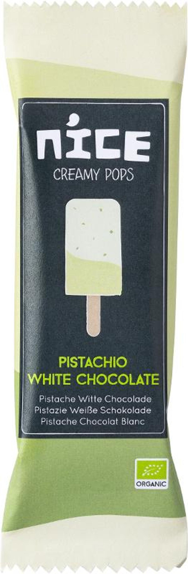 Produktfoto zu Nice - Stieleis Pistazie Weiße Schoko - 70ml