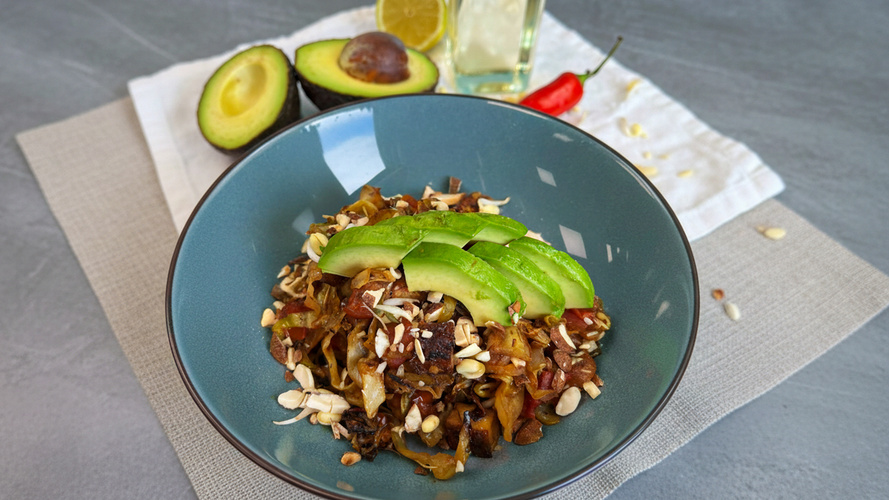 Rezeptbild für 67. Spitzkohl-Tofu-Pfanne