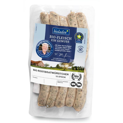 Produktfoto zu bioladen - Rostbratwürstchen nach Nürnberger Art - 200g (10 Stück)
