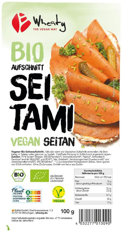 Produktfoto zu Wheaty - Vegane Salami - 100g