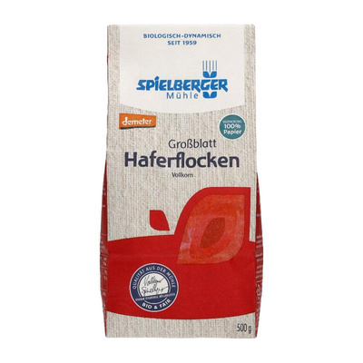 Produktfoto zu Spielberger - Haferflocken Großblatt - 500g