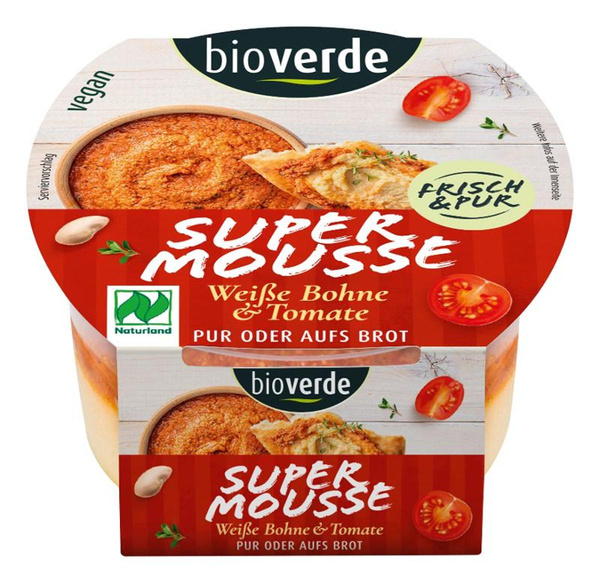 Produktfoto zu bio-verde - Souper Mousse Weiße Bohne & Tomate - 150g