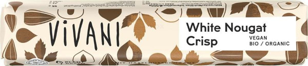 Produktfoto zu Vivani Schoko White Nougat Crisp - 35g
