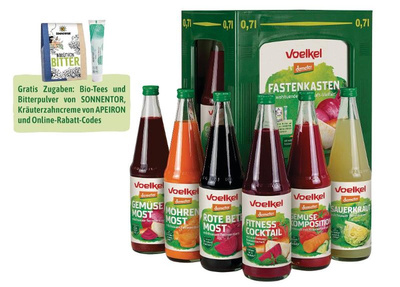 Produktfoto zu Voelkel - Fastenkasten - 6 x 0,7l